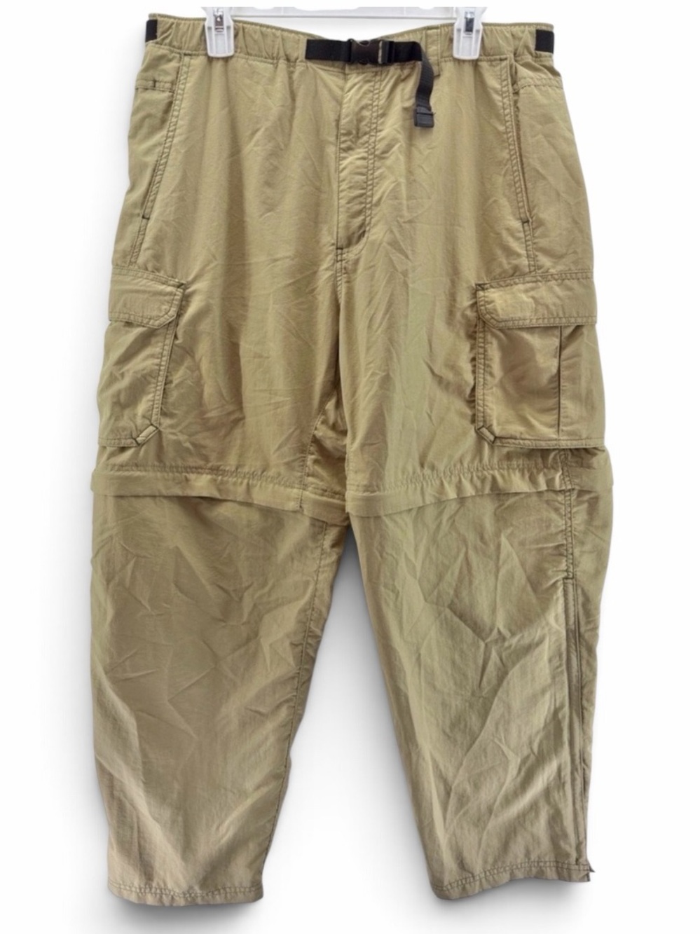 REI Men's Khaki Nylon Convertible Cargo Pants Size Large
